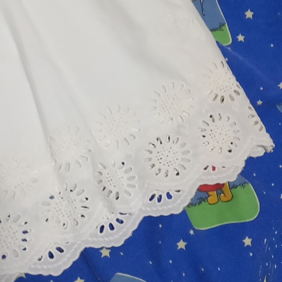 Roxy size 3 Off-White Color Skirt Floral Pattern w/ Wood Buttons - Picture 3 of 8